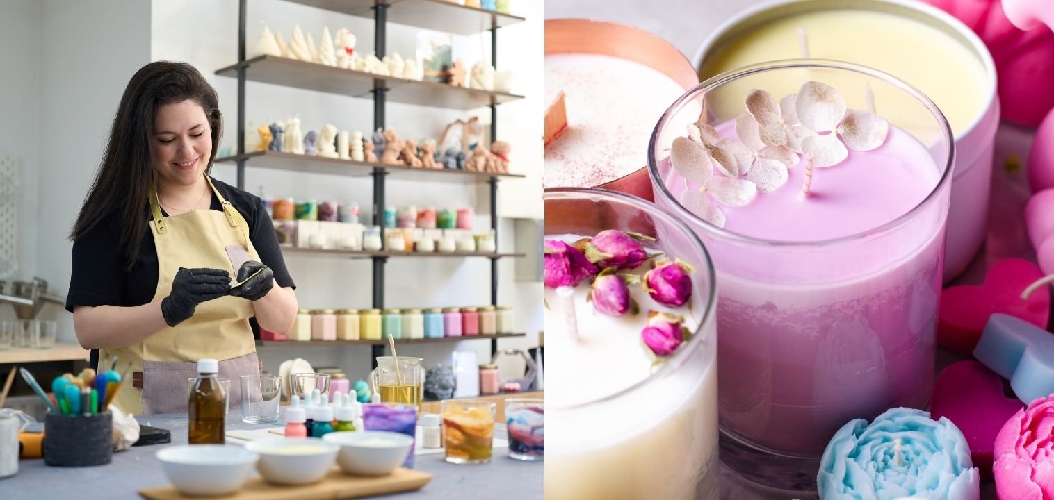 Candle-making course in Delhi at Craft Tree Academy